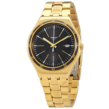Swatch Bullet Black Dial Gold-tone Men's Watch YWG403G Swatch Bullet Black Dial Gold-tone Men's Watch YWG403G