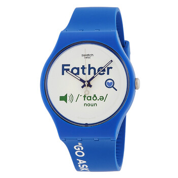 Fathers Day Quartz White Dial Men's Watch SO29Z704