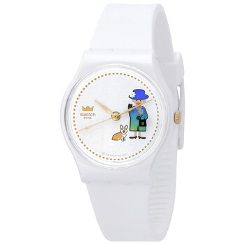 Swatch Maresoli Yellow Dial Blue Rubber Men's Watch SUSS400