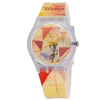 NWT Swatch Matisse\'s Snail Quartz Unisex Watch Amazon.com: Swatch Gent Unisex Watch Casual Bioceramic Blue  main image 2