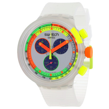 Swatch Neon To The Max Chronograph Quartz Blue Dial Unisex Watch