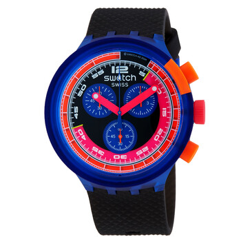 Swatch Neon To The Max Chronograph Quartz Blue Dial Unisex Watch