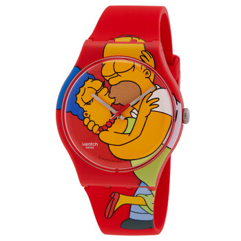 Swatch Originals Skeletor Black Silicone Men's Watch SUOB134