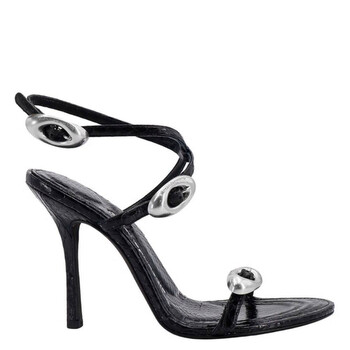 Dome 105 Strappy Leather Sandals 30124S005-BLACK