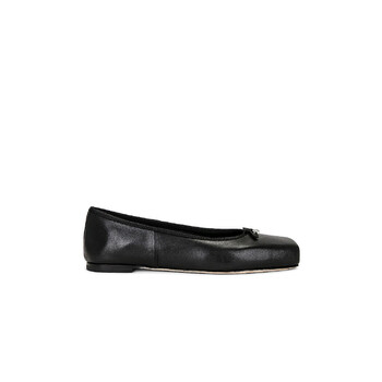 【関税・送料込み】ALEXANDER WANG BLACK FLATS T By Alexander Wang Ladies Black Billie Square-Toe Ballerina