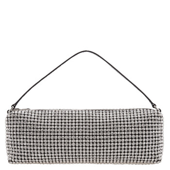 Rhinestone Mesh Heiress Soft Bag