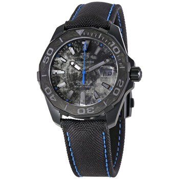 Aquaracer Automatic Black Dial Men's Watch WBD218C.FC6447