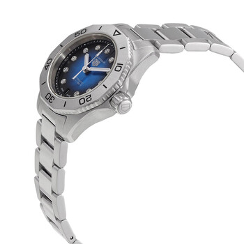 Aquaracer Automatic Diamond Blue Dial Ladies Watch WBP2411.BA0622
