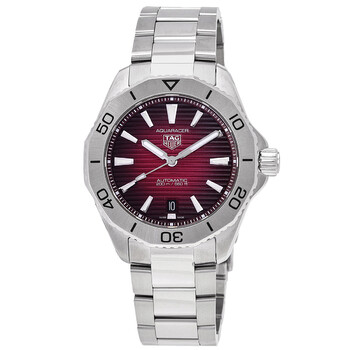 Aquaracer Automatic Red Dial Men's Watch WBP2114.BA0627