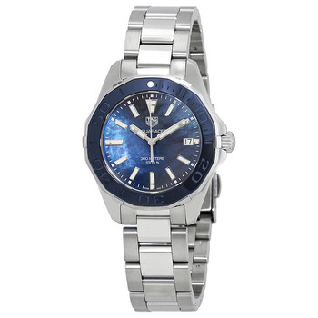 Aquaracer Blue Mother of Pearl Dial Ladies Watch WAY131S.BA0748 Aquaracer Blue Mother of Pearl Dial Ladies Watch WAY131S.BA0748
