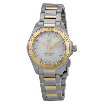 Aquaracer Mother of Pearl Diamond Dial Ladies Watch WAY1451.BD0922