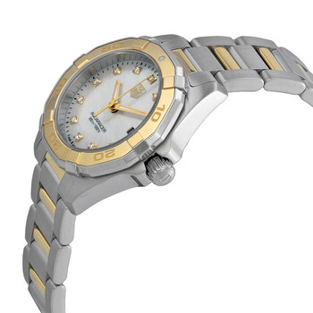 Aquaracer Mother of Pearl Diamond Dial Ladies Watch WAY1451.BD0922