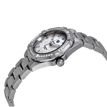 Aquaracer Mother of Pearl Diamond Dial Ladies Watch WBD131C.BA0748