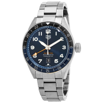 Autavia Automatic Blue Dial Batman Bezel Men's Watch WBE511A.BA0650