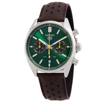 Carrera Chronograph Automatic Green Dial Men's Watch CBN201K.FC6569