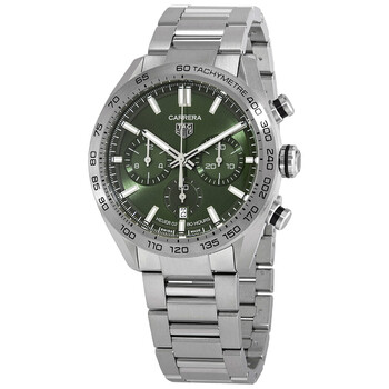 Carrera Chronograph Automatic Green Dial Men's Watch CBN2A10.BA0643
