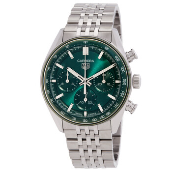 Tag Heuer Carrera Chronograph Automatic Green Dial Men's Watch