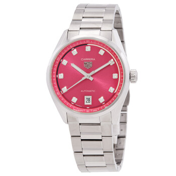 Tag Heuer Carrera Automatic Vivid Pink Dial Unisex Watch WBN2313