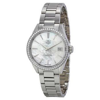 Carrera Mother of Pearl Dial Diamond Ladies Watch WAR1315.BA0778