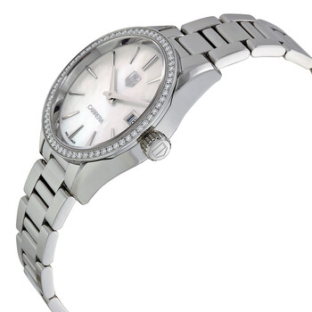 Carrera Mother of Pearl Dial Diamond Ladies Watch WAR1315.BA0778
