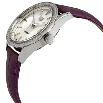 Carrera Quartz Diamond White Mother of Pearl Dial Ladies Watch WBK1316.FC8261