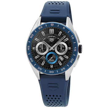 Tag Heuer Connected Chronograph Quartz Digital Black Dial Men's