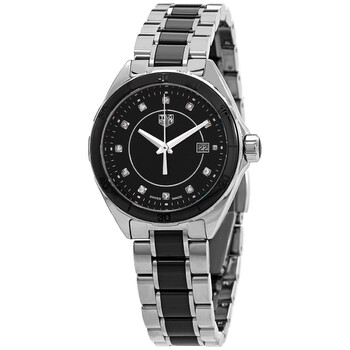 Formula 1 Quartz Diamond Black Dial Ladies Watch WBJ141AB.BA0973