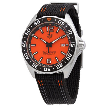 Formula 1 Quartz Orange Dial Men's Watch WAZ101A.FC8305