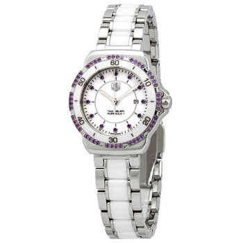 Formula 1 White Dial Amethysts Ladies Watch WAH1318.BA0868