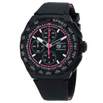 Tag Heuer Formula 1 Chronograph Automatic Black Opalin Dial Watch