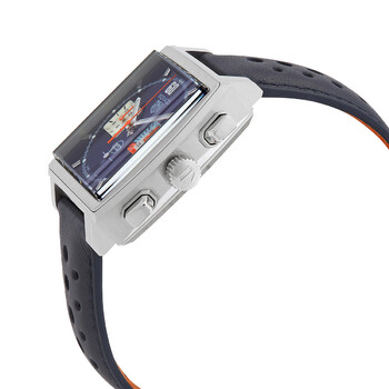 Monaco X Gulf Chronograph Automatic Blue Dial Men's Watch CBL2115.FC6494