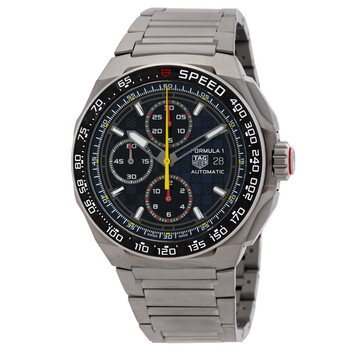 Tag Heuer Formula 1 Chronograph Automatic Black Opalin Dial Watch