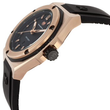 Coral Quartz Black Dial Ladies Watch TM-416047