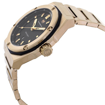 Coral Quartz Black Dial Men's Watch TM-416078