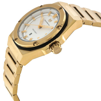 Coral Quartz Silver Dial Ladies Watch TM-416046