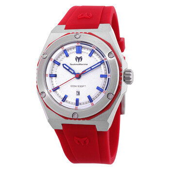 Coral Quartz Silver Dial Ladies Watch TM-416051