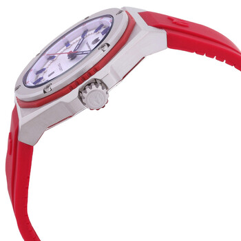 Coral Quartz Silver Dial Ladies Watch TM-416051