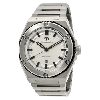 Coral Quartz Silver Dial Men's Watch TM-416060