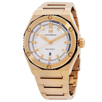 NWT Technomarine Coral Quartz Silver Dial Ladies Watch NWT Authentic Technomarine Coral Quartz Silver Dial Women\ main image 3