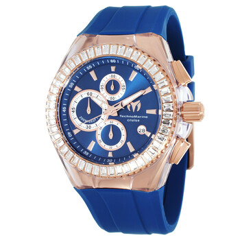 Cruise Chronograph Quartz Crystal Blue Dial Men's Watch TM-121165
