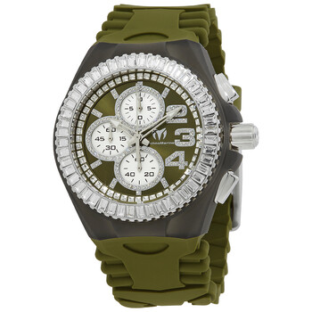 Cruise Chronograph Quartz Crystal Green Dial Men's Watch TM-121183