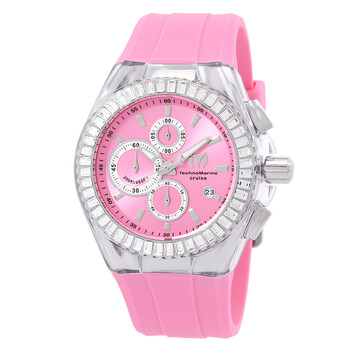 Cruise Chronograph Quartz Crystal Pink Dial Men's Watch TM-121151