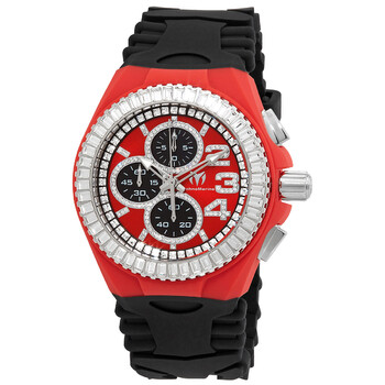 Cruise Chronograph Quartz Crystal Red Dial Men's Watch TM-121185