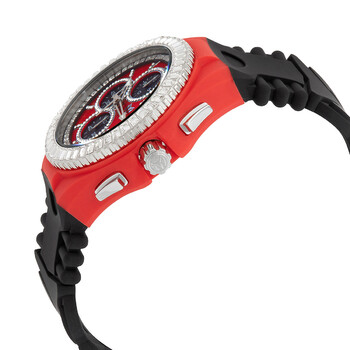 Cruise Chronograph Quartz Crystal Red Dial Men's Watch TM-121185