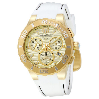 Cruise Medusa Chronograph Gold Dial Men's Watch 115078 TM-115078