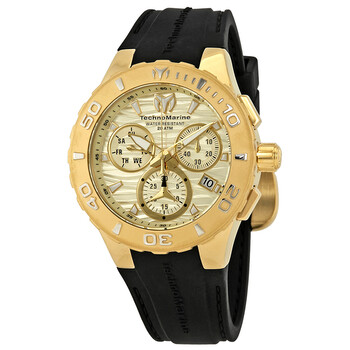 NWT Technomarine Cruise Medusa Chronograph Black Dial Men\'s Watch 115080 TechnoMarine Cruise TM-115080 Men main image 2