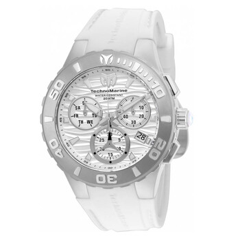 Cruise Medusa Chronograph Quartz White Dial Men's Watch TM-115072