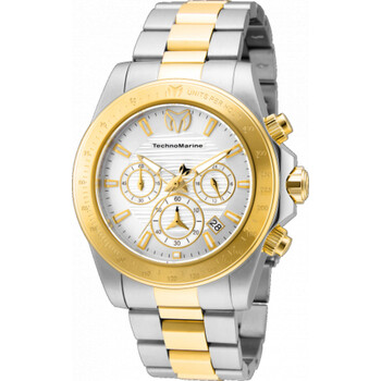NWT Technomarine Manta Ray Chronograph White Dial Men\'s Watch Technomarine Manta Ray Chronograph White Dial Men main image 2