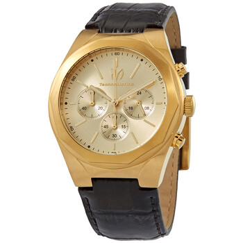 MoonSun Chronograph Quartz Gold Dial Men's Watch TM-820011