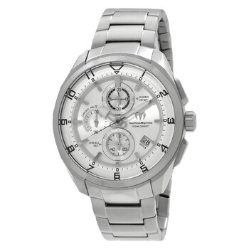 Ocean Chronograph Quartz Silver Dial Men's Watch TM-318129